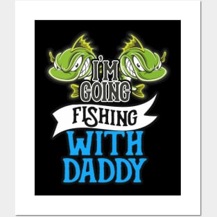 Fishing With Daddy Angling Kids Gift Posters and Art